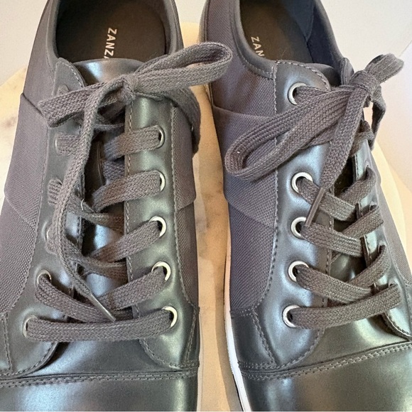 Zanzara Rory Gray Low Top Sneakers Size 13 NWT - Picture 6 of 9